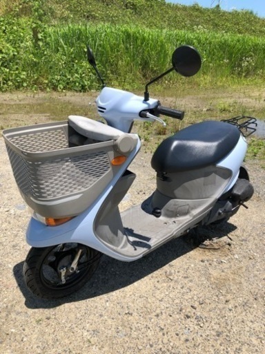 売約済　自賠責R4.12月迄 整備OK レッツ4 バケット ワンオーナー？前後タイヤ新品 原付 スクーター