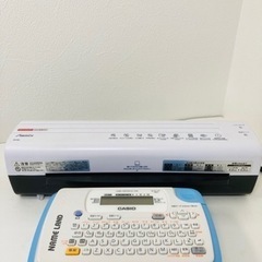 Asmix ラミネーターR２４bとCASIO ネームランド KL