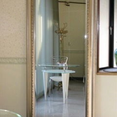 新品1点のみ早いもの勝ち‼︎☆豪華‼︎☆大型アンティーク調 木製鏡