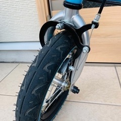 お値下げしました！！へんしんバイク12インチ　水色の画像