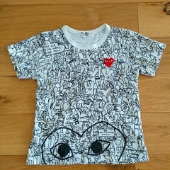 コムデギャルソン Tシャツ XS 中高生のお子様にも