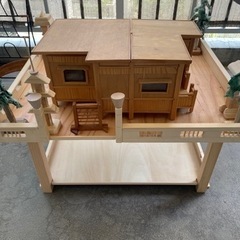 DIY ドールハウス　木材　おもちゃ　の画像