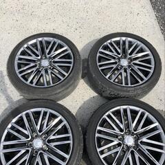 クラウン　GRS210 純正アルミ　4本　クロームメッキ　225...