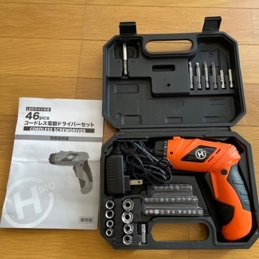 【お取引き様決まりました】電動ドリルセット