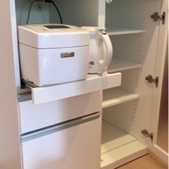 キッチン収納、食器棚、キッチンラック、ニトリの画像