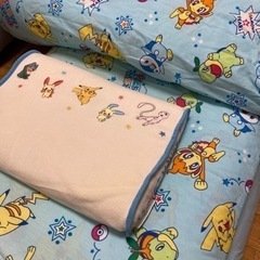 ポケモン　ジュニア用布団(敷布団、掛け布団、枕)