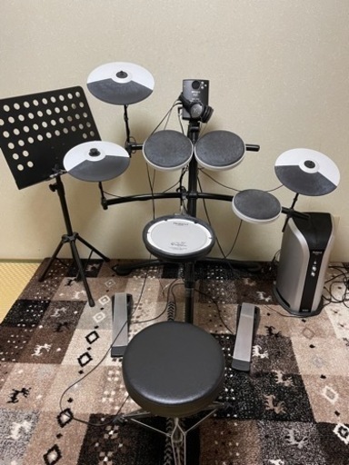 Roland 電子ドラムセット&スピーカー&ヘッドホン&譜面台