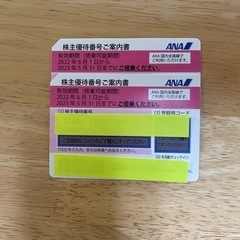 ANA株主優待番号ご案内書