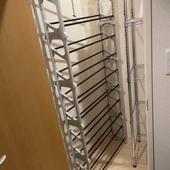 積み重ねシューズラック(パレット2 GY)