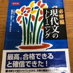 現文の参考書です。