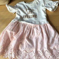 H&Mワンピース２点セット（サイズ１１０〜１２０）の画像