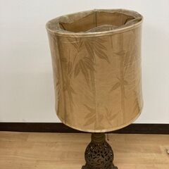 【レガストック川崎本店】アンティークライト　照明　スタンドライト　笹の葉柄の画像