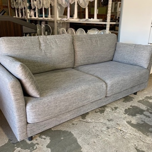 6/18 終 3人掛け ソファ 幅175㎝ 布地 3P 椅子 菊TK