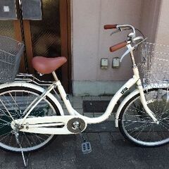 RESESS[リーセス]24吋 ファミリーサイクル シングル/クリーム