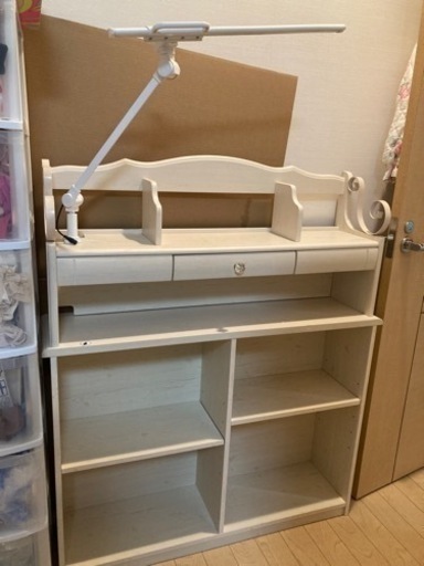 ニトリ　学習机用　収納棚　本棚ユニット
