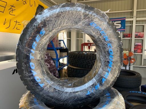185/85R16　TOYOオープンカントリー　ホワイトレター　タイヤ脱着・組替・バランス調整込み　2022年製４本セット