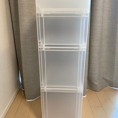 無印良品　キャスター付ポリプロピレン収納ラックの画像