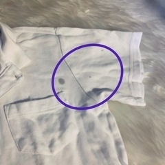 (11)男児ポロシャツ◼️墨汚れありの画像