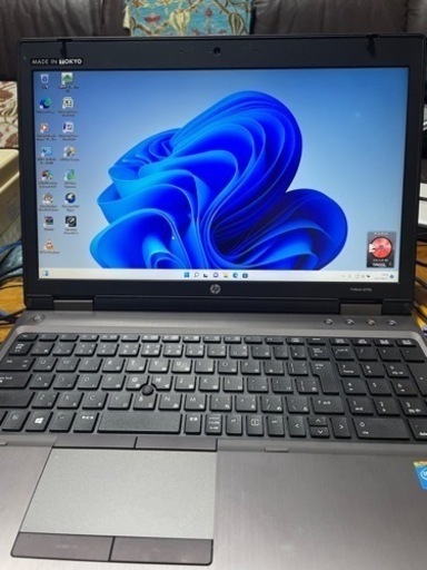 HP 15インチノートPC　 Windows11インストール品　バッテリー新品取付け品