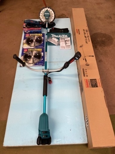 makita  MUR368UD 充電式草刈機  /   RYOBI 刃研ぎグラインダ CG-1