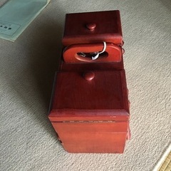 レトロな裁縫箱の画像