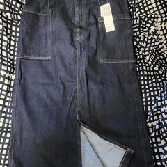 💙GU/デニムナローミディスカート/
XL -SIze
/ Navy色

/未使用の画像