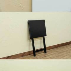 折り畳みテーブル　ブラウンの画像