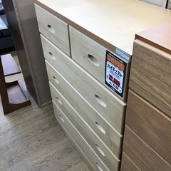 KF-54【ご来店頂ける方限定】絶対満足価格 ハイチェスト ナチュラル