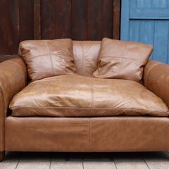 HALO ハロ アスプルンド 総本革 レザー ラブソファ 2人掛けソファ