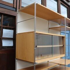 無印良品(MUJI) オーク材×ステンレス ユニットシェルフ ボックス