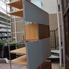 無印良品(MUJI) オーク材×ステンレス ユニットシェルフ ボックス