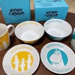ムーミン食器ペアセット　サラダボウル・小皿・マグカップセット