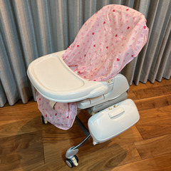 コンビ電動ハイローチェア　ロアンジュ　新生児用パッド、収納ボック...