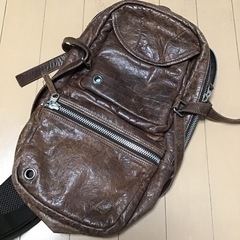 AvIREX メンズ　皮レザーバッグの画像