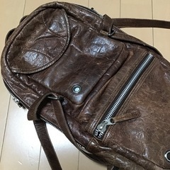 AvIREX メンズ　皮レザーバッグの画像