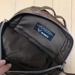AvIREX メンズ　皮レザーバッグの画像