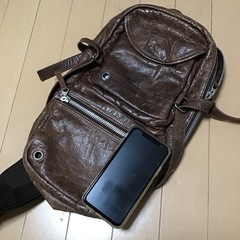 AvIREX メンズ　皮レザーバッグの画像