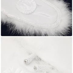 【新品未使用】振袖用フェザーストール☆成人式☆着物☆の画像