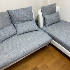 40%引き　ソファ 3人掛け セット 北欧 モダン　クッション付きの画像