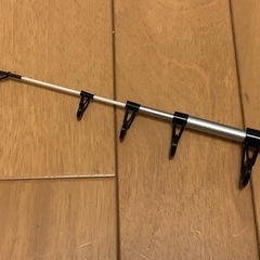 海釣り チョイ投げに！未使用 コンパクト カーボンロッド 240cm の画像