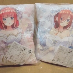 五等分の花嫁 二乃 三玖クッション