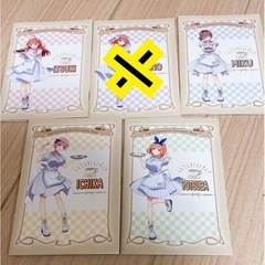 【12点セット】五等分の花嫁 缶バッジ／コレクションシート／ノートの画像