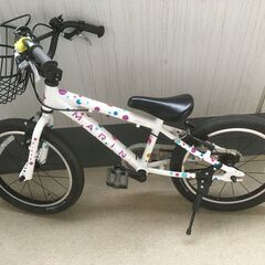 子ども用自転車（MARIN、水玉）