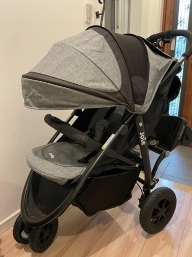 Joie（ジョイイー） 三輪ベビーカー バギーボード&フットマフ付き