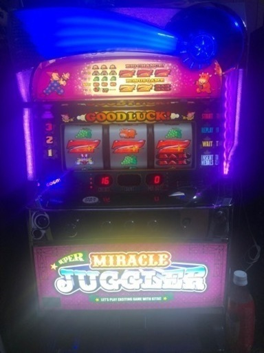 スーパーミラクルジャグラー スロット　不要機 スーパーミラクルジャグラー コイン不要機付き