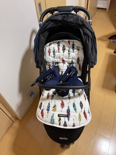 (本日だけ値下げ)Aprica スムーヴプレミアム　デニム　紺