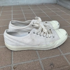 コンバース　スニーカー　倉敷帆布　26.5 白