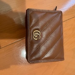 【新品未使用:定価57,200円】グッチ GUCCI 折財布 【GGマーモント：GG MARMONT】 466492 DTD1T ブラウン　1000