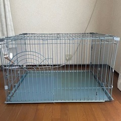 【お取引終了】犬用ペットゲージ(サークル) 屋根付き　110×8...