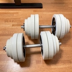 【美品】ダンベル  WILDFIT 片方30kg×2 ※取りに来...